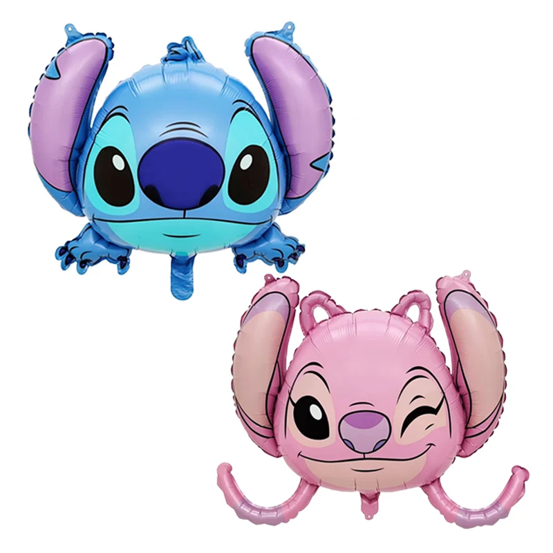 6Pcs Disney Stitch Balloons Set Boy Girl Birthday Party Decorations Aluminum Film Globos Baby Shower DIY Party decor Supplies