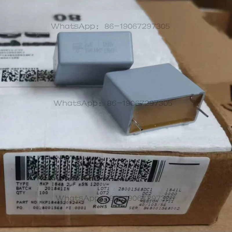 

Тонкопленочный конденсатор MKP1848520924K2 2UF 1200 В ± 5% Расстояние между контактами 27,5 мм