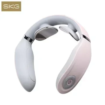 SKG Voice Broadcast Electric Massager Back and Neck Far Infrared Heating Warming Pain Relief Tool Deep Tissue Cervical Massage