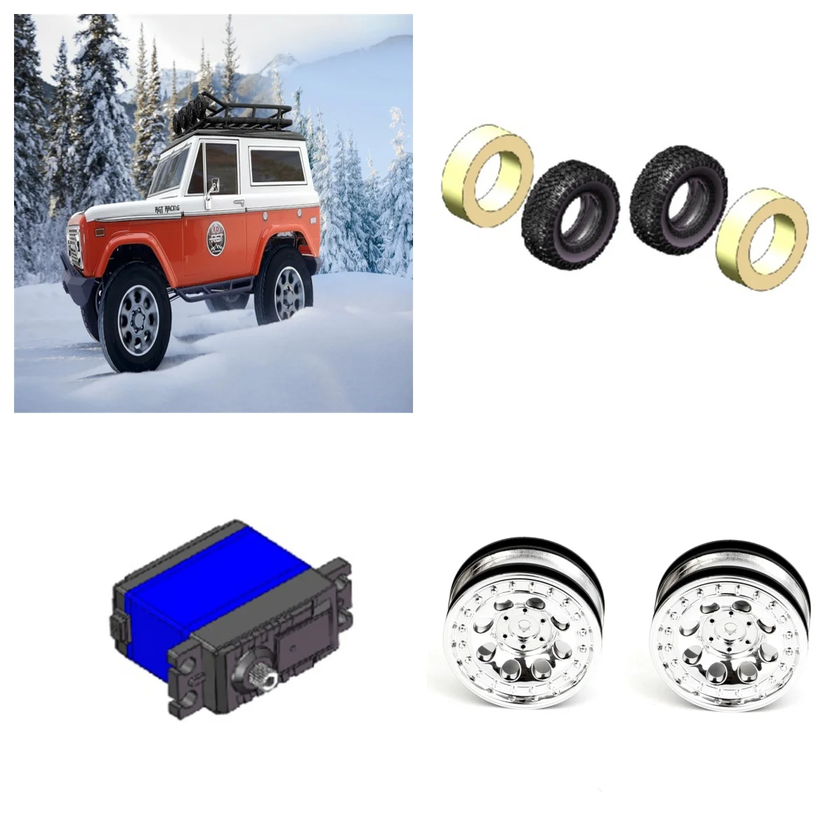 RGT Accessories R86349-S R86406 R86432 For 136100V3FD 136100v3 1/10 RC Electric Remote Control Off-road Vehicles