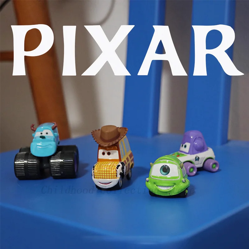 Disney Pixar Sullivan Michael Wazowski Toy Story Buzz Lightyear Woody Action Figure Toy Monsters, Inc. University Car Model Gift