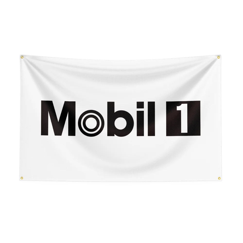 3x5 Ft M-Mobil 1 Motor Car Oil Flag Motoring Racing Workshop Car Banners Tapestry Flag Outdoor For Decoration Engine Oil