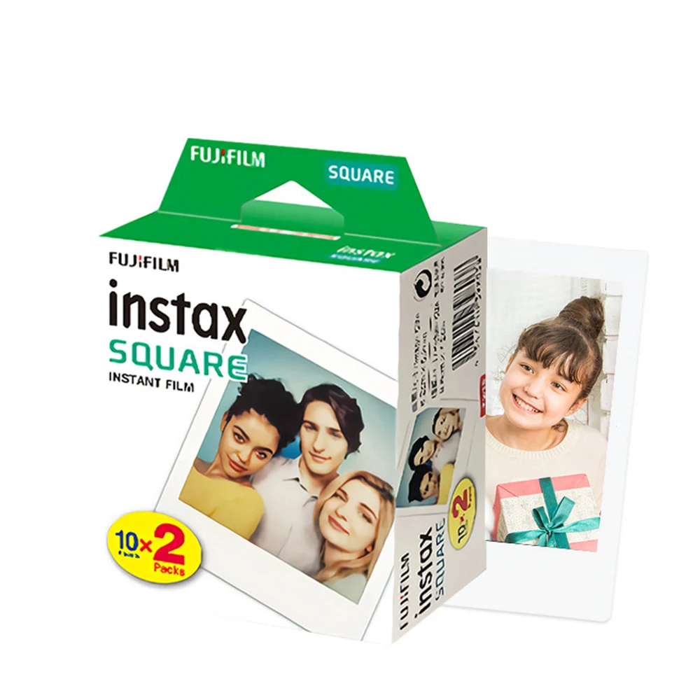 10/20/50/100 arkuszy Instax kwadratowa kamera Film natychmiastowy papier fotograficzny dla Fujifilm Instax SQ6/SQ10/SP-3 drukarka do smartfona