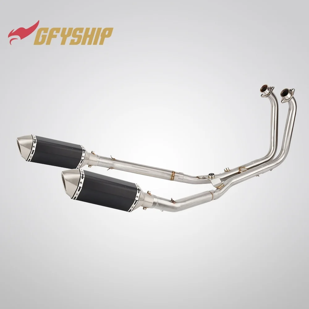 For Yamaha TDM 900 2002 - 2013 Motorcycle Exhaust Muffler Middle Link Pipe Slip-on