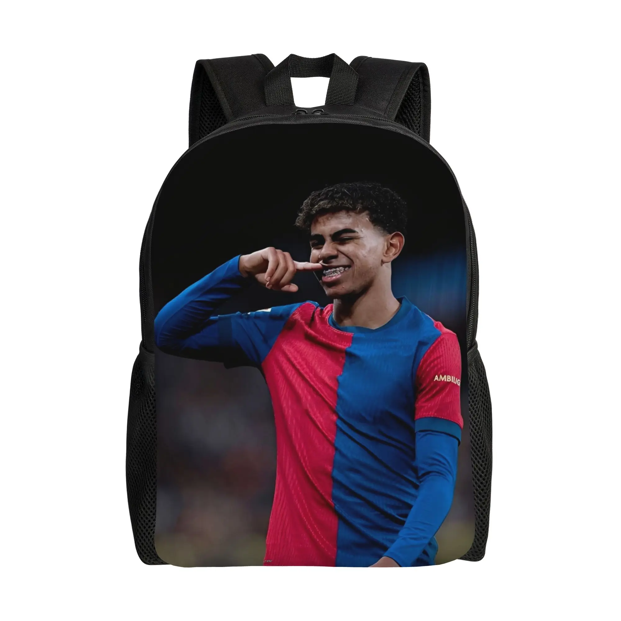 

Lamine Y-Yamal Backpack for Men Women Fashion High School Hiking Travel Daypack Football Soccer Laptop Canvas Bags Sports