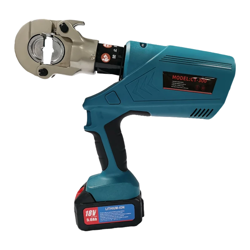 ODETOOLS Ct-300 Cable Conductor Copper and Aluminum Terminal Connections Cordless Hydraulic Crimping Tool