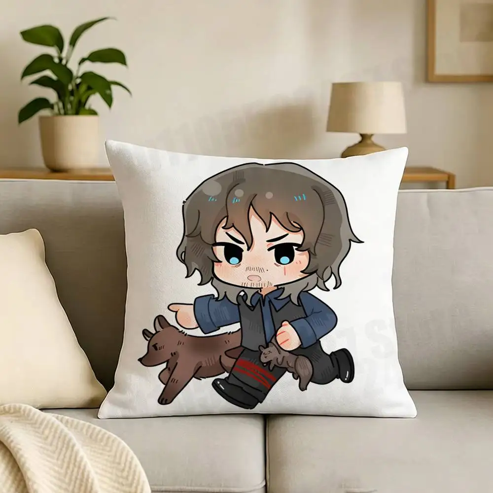 Carl Grimes Classic W-Walking D-Dead Gifts PillowCase Sofa Cushion Cover Suitable For Home Bedroom Room custom Decor