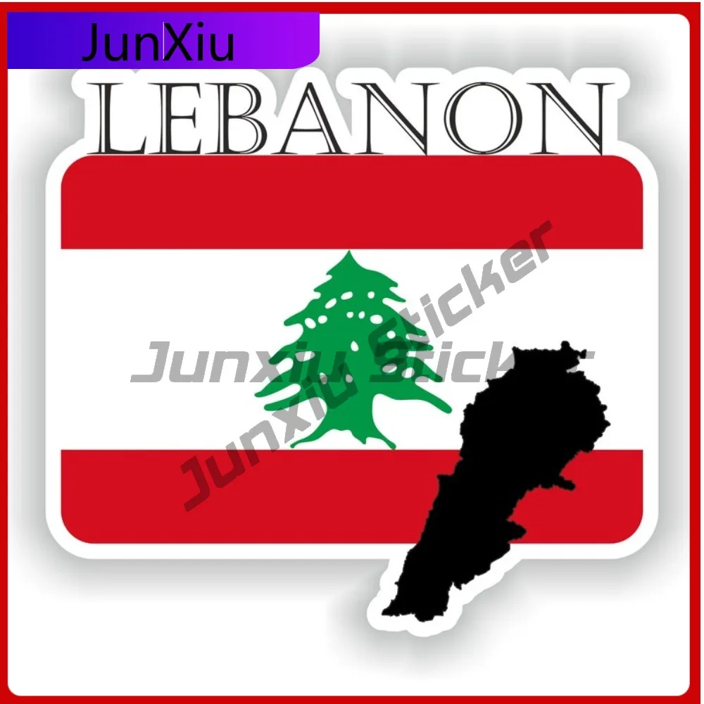 

Lebanon Country Project Flag Fashion Car Surface Decor Commonly used on bumpers rear windows trunks