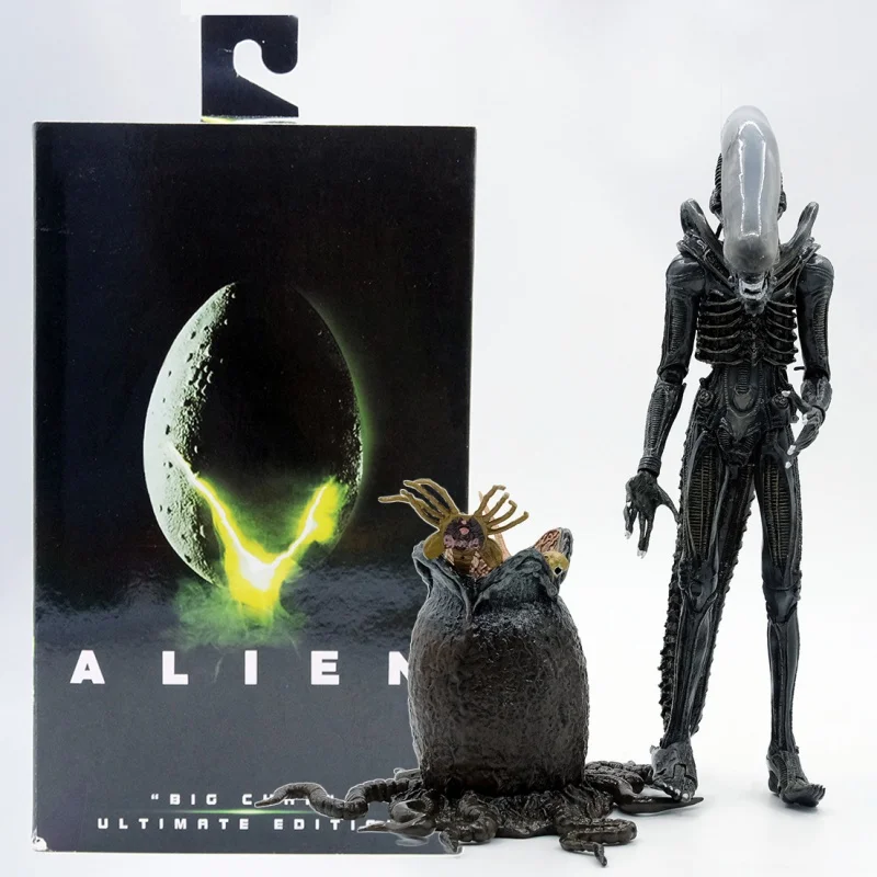 23CM NECA Alien Big Chap AI 3.0 Figuur Model Speelgoed Grote Chap Alien Predator 40th Anniversary Ei Facehugger Beeldje standbeeld