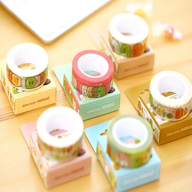 1pcs/lot 10M Japan Cartoon Fresh Friends series paper Masking Tape zakka DIY adhesive tape tools Stationery