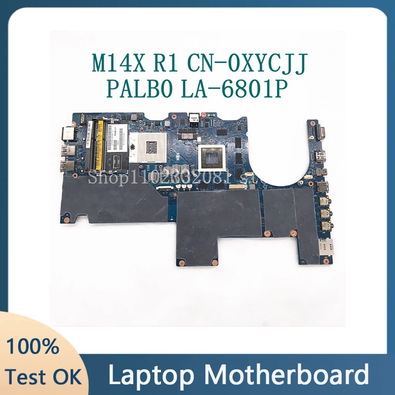 

CN-0XYCJJ 0XYCJJ XYCJJ W / N12E-GE-B-A1 GT555M GPU FOR M14X R1 M14XR1 Laptop Motherboard PALB0 LA-6801P DDR3 100% Full Tested OK