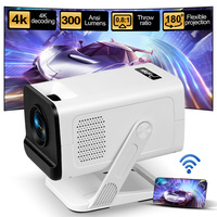 ThundeaL PG310 Projector 4K WiFi6 BT5.4  Android 11 Native 720P Projector 300Ansi PK HY320 Mini Video Smart Home Theater Beamer