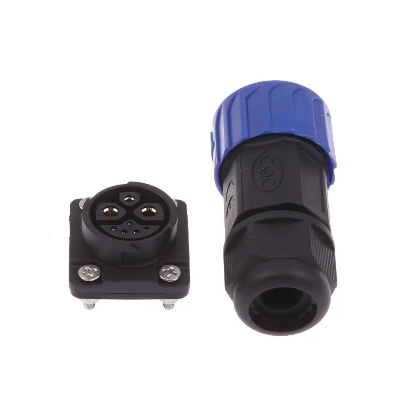 M23 2+1+5 Battery Connector Motorcycle Charger Plug Socket 50A Energy Lithium Electric Bicycle Male Female Charging Port Wire