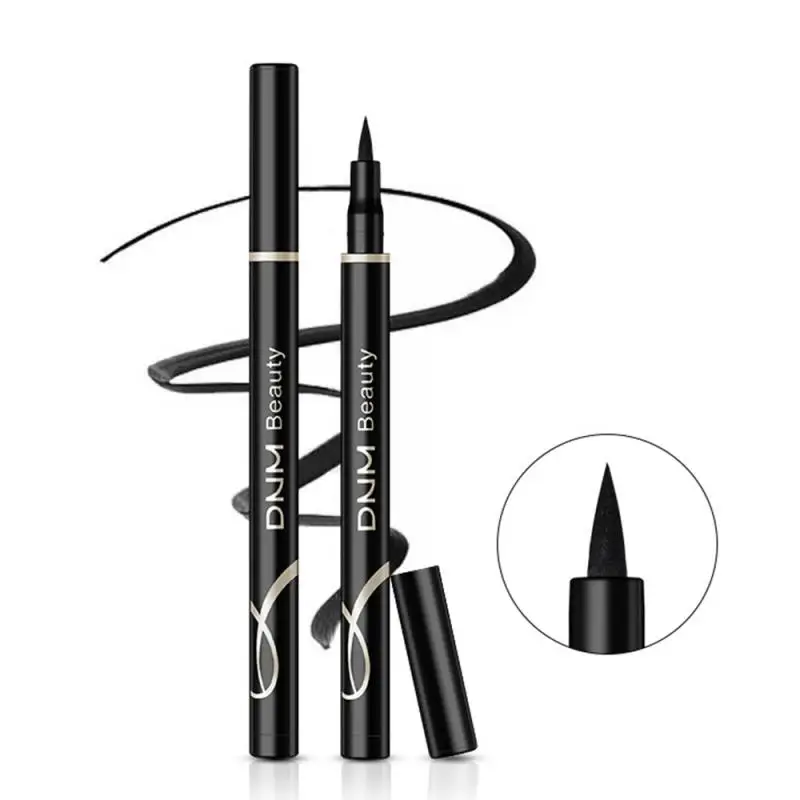 DNMNatural Black Waterproof Eyeliner Long Lasting Eye Liner Contour Makeup No-blooming Liquid Eyeliner Women Make Up TSLM2