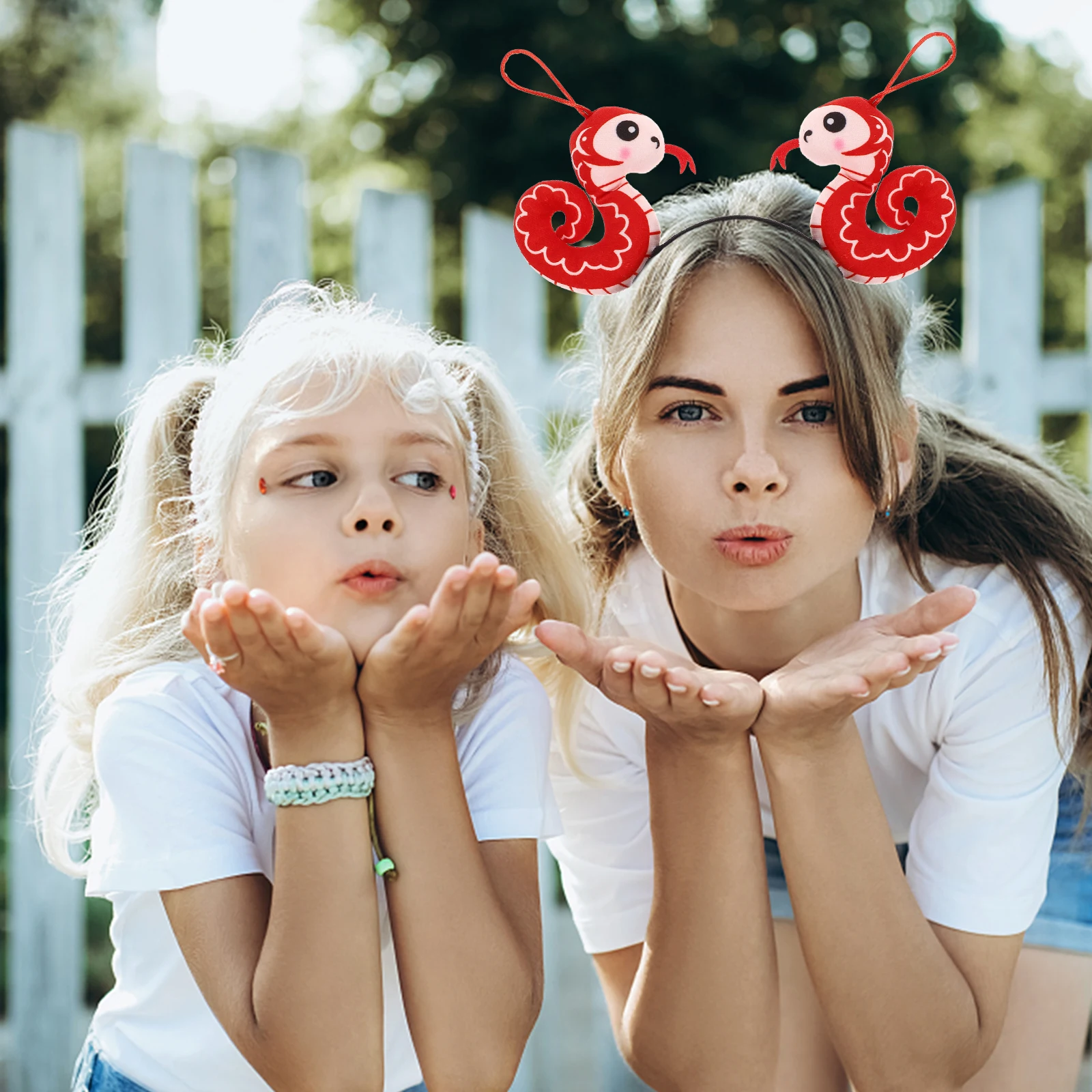 

Cartoon Snake Hairband Cute Design Comfort Material Versatile Fun Festive Headband Party Kids Women Accessories