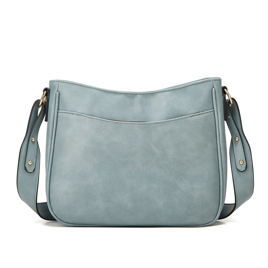 PU Leder Schulter Taschen Frauen Freizeit Geldbörsen Mode Umhängetasche Messenger Tasche Für Shopping Schule Große Kapazität Sommer – Detail 9