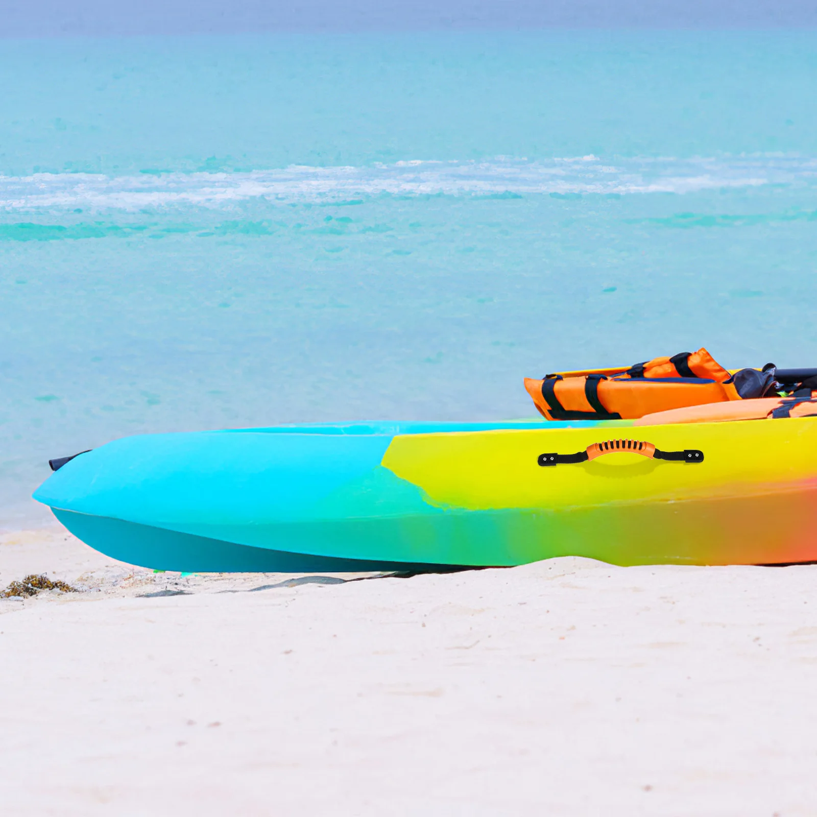 Poignées de Kayak en PVC, 2 pièces, valise de remplacement, Kit de matériel de transport pour bateau et canoë, Durable, ergonomique, antidérapant, utilisation à long terme