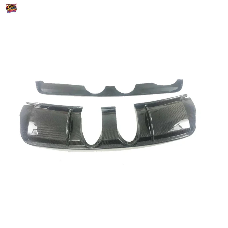 for Seat Leon Cupra 09-12 Carbon Fiber Rear Bumper Diffuser Splitter