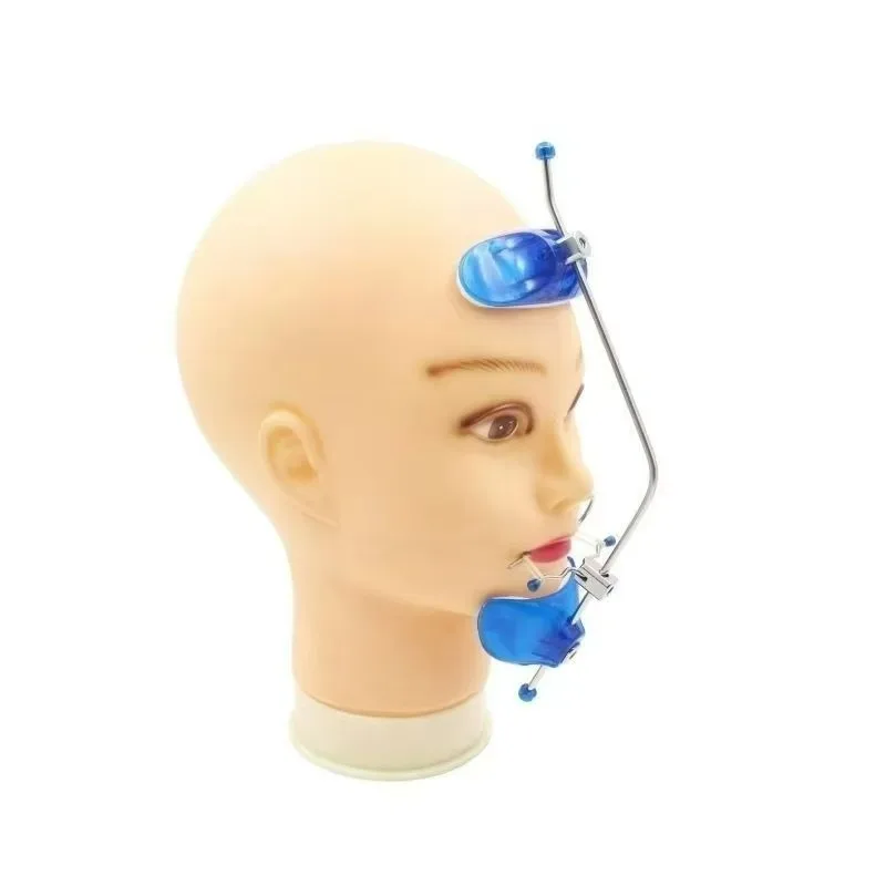Dental Face‑mask Pull Appliance Single‑rod Adjustable Mid‑axis Facebow Traction Orthodontic Practical Durable Lightweight Tools