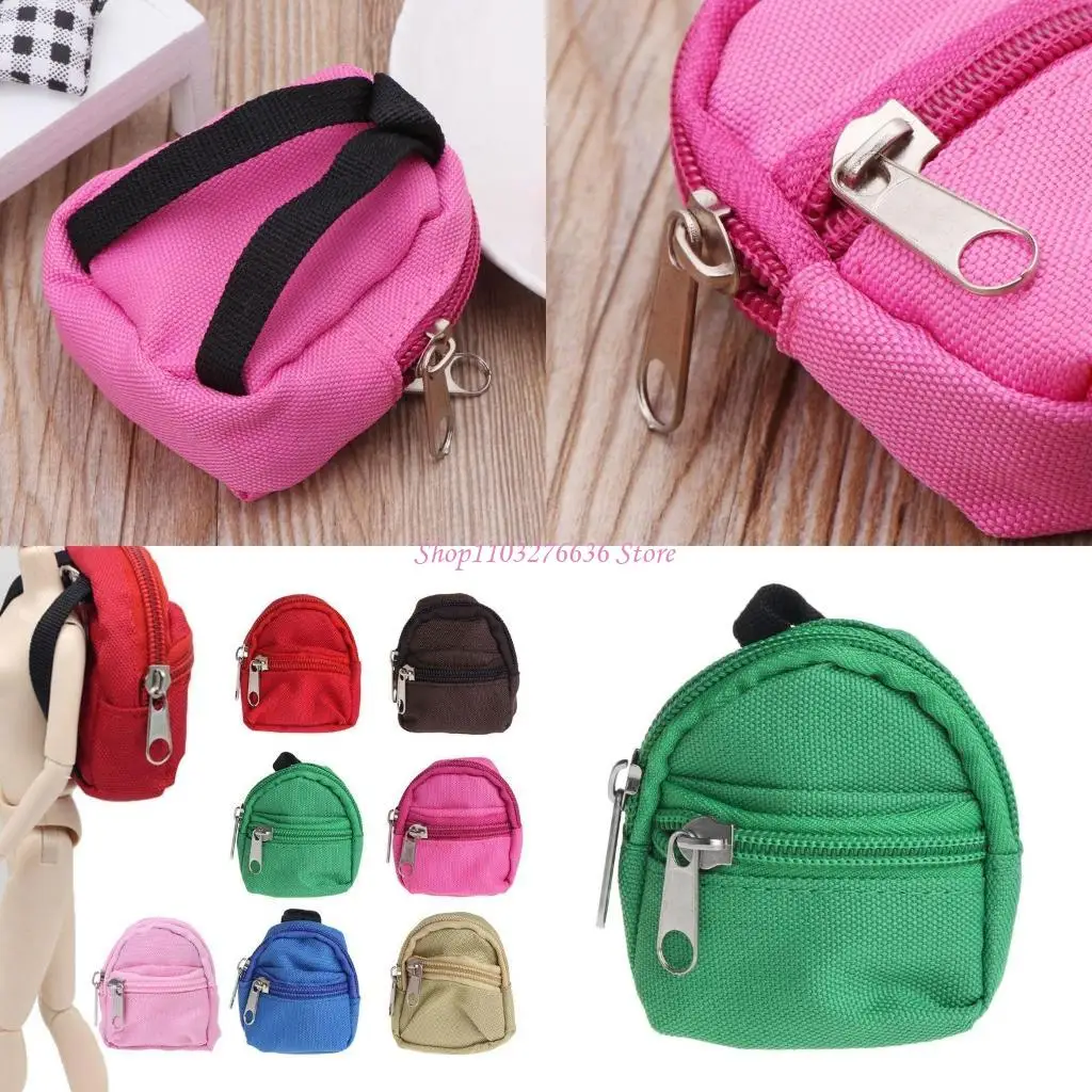 

R6fd для кукол рюкзак аксессуары для мешков мини -игрушки милые детские подарки 7 цветов