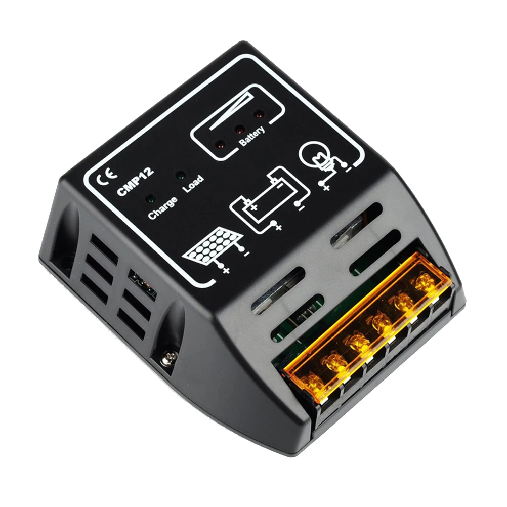 

10A 12V Charge Pwm Regulator For Photovoltaic System Protection Portable Led Display Solar Controller 12V Solar Panel