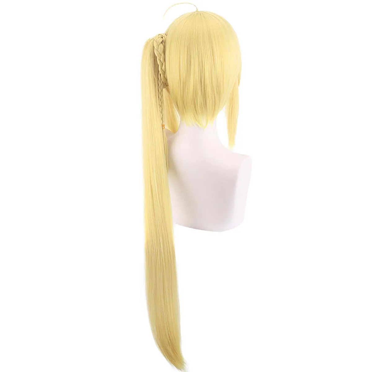 Anime Coser Bocchi The Rock Ijichi Nijika Cosplay  Yellow Synthetic Ponytail Long Straight Wig