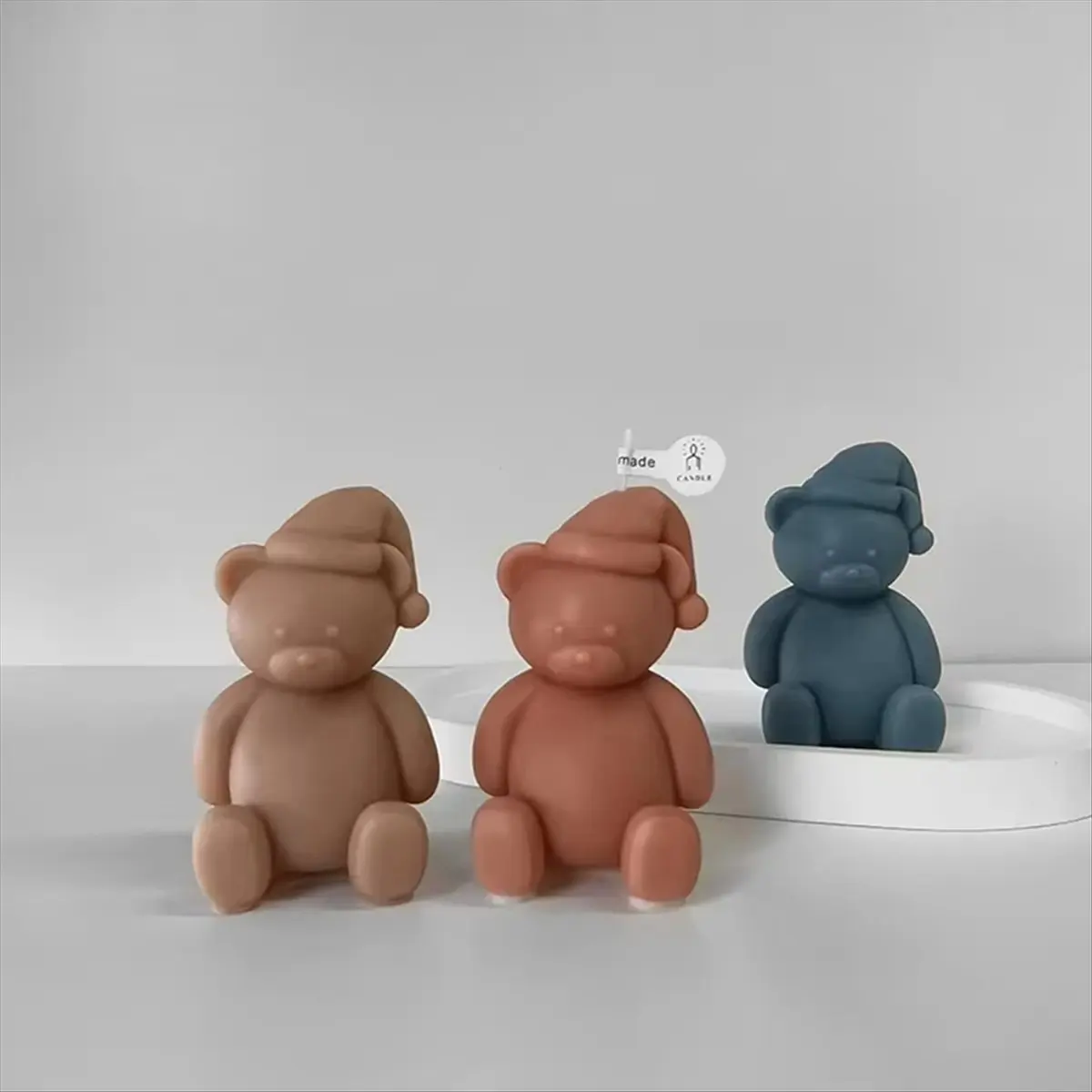 Рисунок 3 - рождественская свеча с медведем