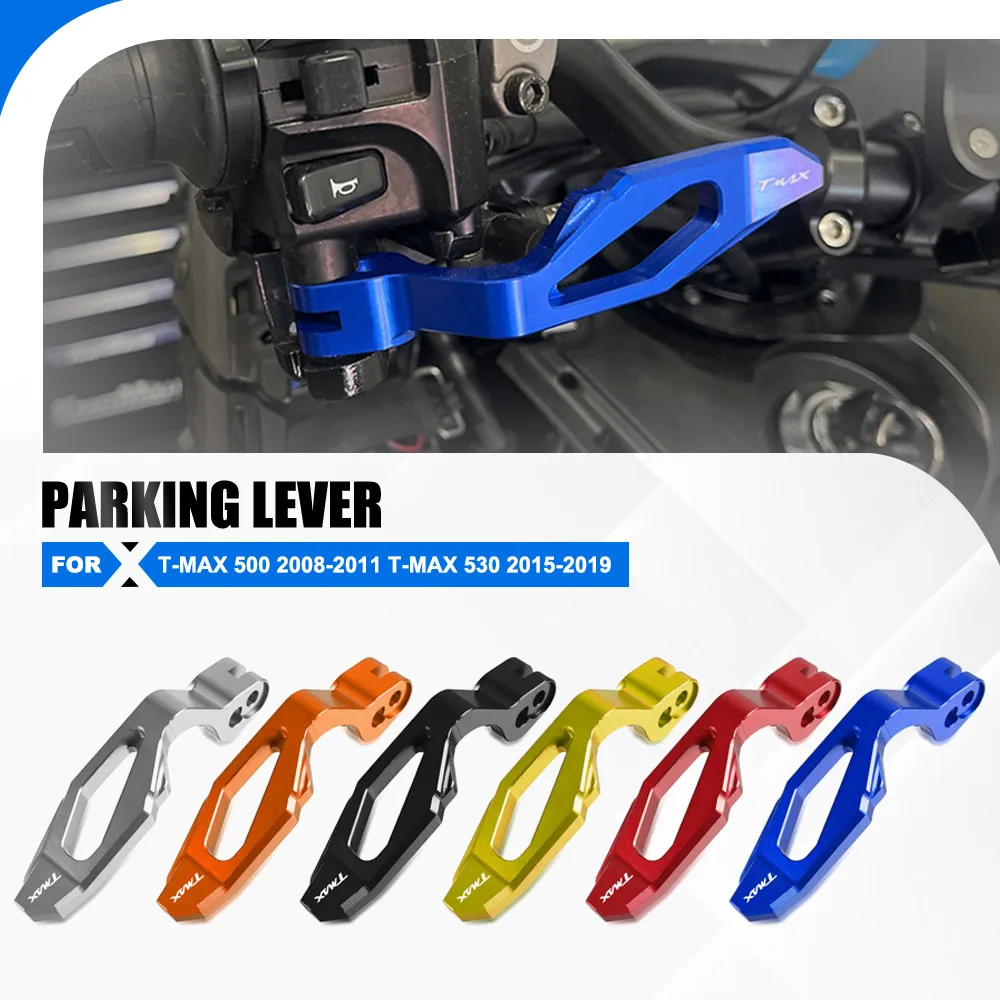 

For YAMAHA T-MAX 500 2008-2011 T-MAX 530 2015-2019 CNC Parking Hand Brake Lever Tmax560 Tech Max TMAX 560 2019-2021 2022 2023