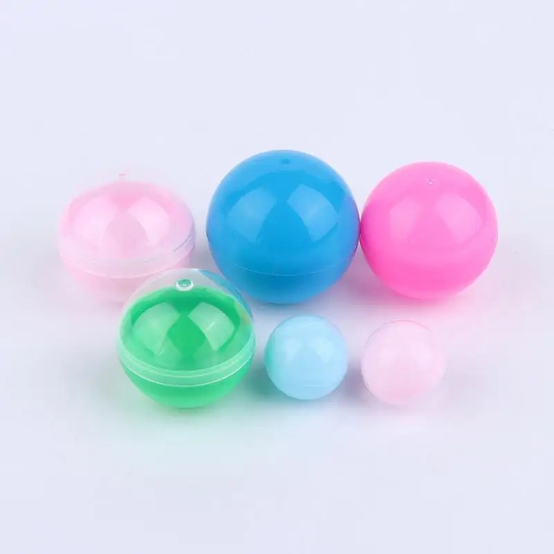 50Pcs Surprise Ball Container Prop Paintball DIY Making Things Models 28-55MM Tiny Empty Plastic Balls Capsule Toys