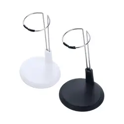 Ajustável Metal Boneca Fantoche Fantoche Suporte de Pulso, Branco ou Preto Suporte Titular, Acessório Dollhouse, Toy Display, Presente do Kid, Bonito