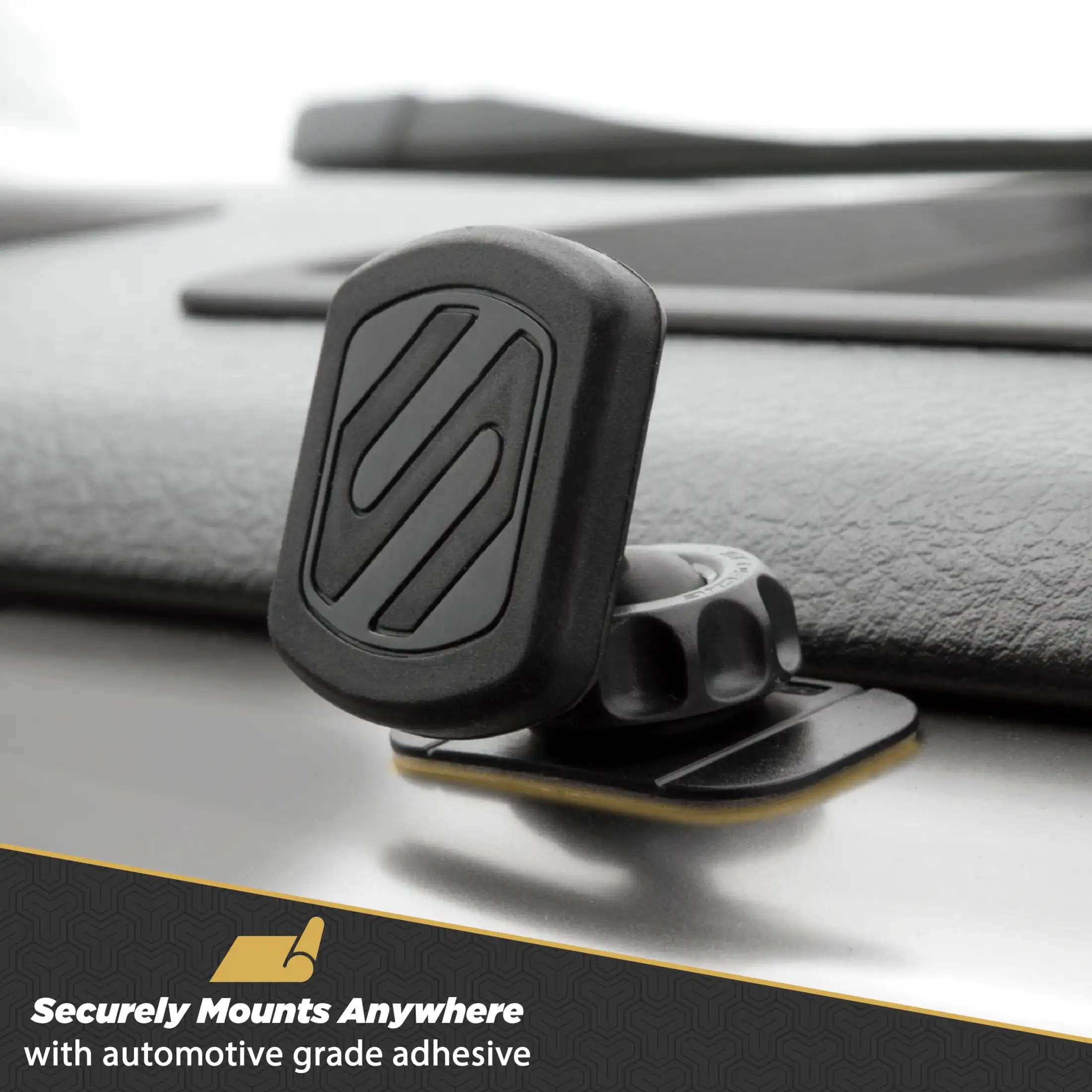 360 °   ユニバーサル磁気ダッシュボードまたはエアベントマウント、調整可能なヘッドと強力な自動車グレードの接着剤付き