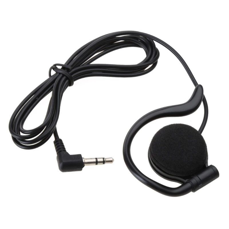 DX11 3.5mm Listen Only Earpiece Headset Earphone One-sided Ear-mounted Guide Wire Explainer For Radio Tour Guides System