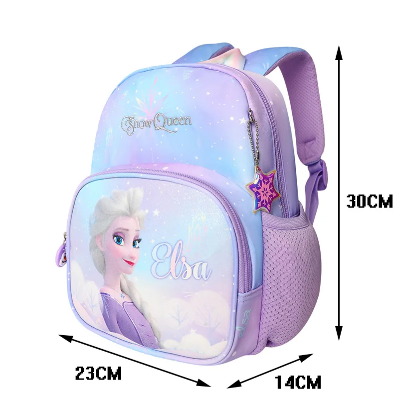 Disney Frozen 2 Snow Queen Elsa Princess Children Girl Bookbag Cartoon 1-3 Year Old Girls Student Double Shoulder Backpack