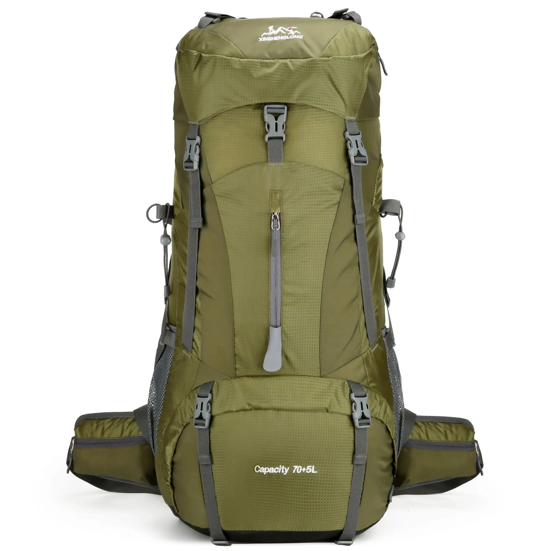 70+5L Hiking Backpack Men Women Large Capacity Outdoor Camping Rucksack Waterproof Travel Bag Mountaineering Trekking Bag