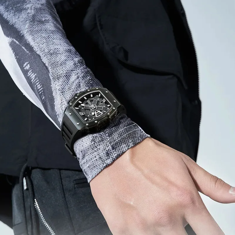 Mark Fairwhale 6810 Automatic Movement Men's Watch Fashion Sports Waterproof Luminous Mechanical Watches for Men Montres Hommes