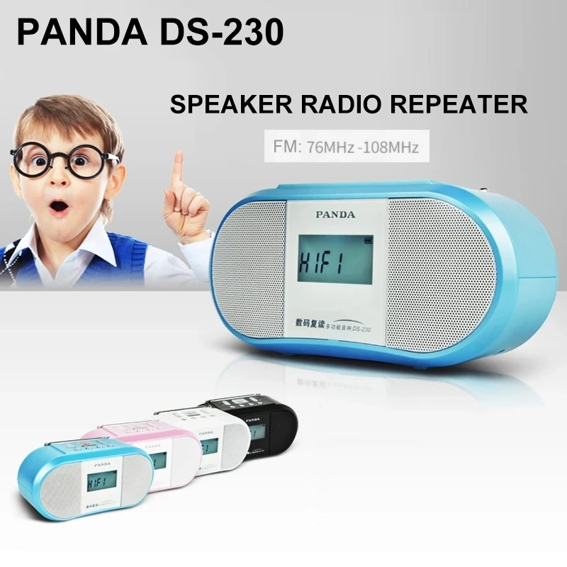 PANDA DS-230 FM Radio Portable Stereo FM Radio SD Card,USB Disk Music MP3 Player HIFI Audio Sound Multifunctional Speaker