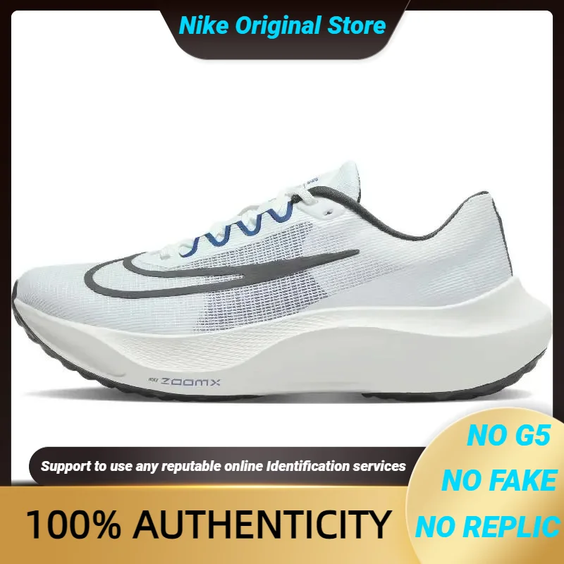 

Кроссовки Nike Zoom Fly 5, белые, черные, старые королевские кроссовки DZ2769-101