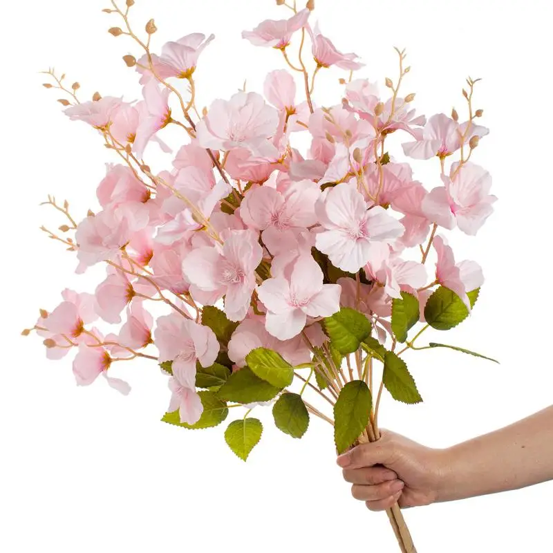 الزهور الاصطناعية الحرير ماغنوليا في الهواء الطلق ساحة وحديقة الزفاف باقة الزفاف زهرية للمنزل ديكور مهرجان إكليل الحفلات لتقوم بها بنفسك هدية