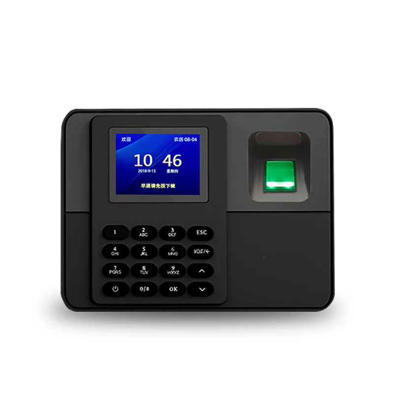 001 Cheap 2.4 Inch Color Screen Biometric Fingerprint Recognition  Machine USB Fingerprint Access Control Time Attendance System