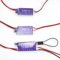 1PCS 2 PCS 4A  6A  8A UBEC Output 5V / 6V 6A / 8A Max 12A  2-6S Lipo / 6-16 cell Ni-Mh Input Switch Model BEC for RC Airplanes