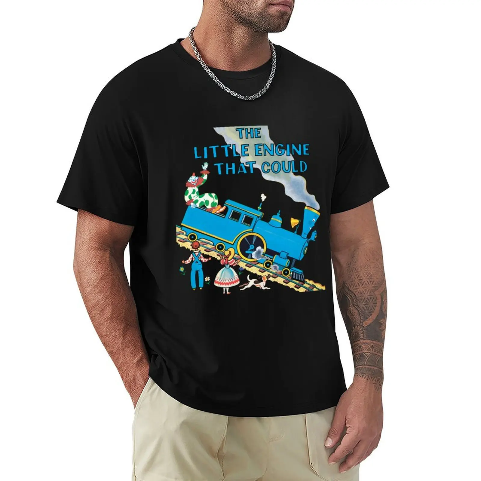 

The Little Engine That Could little golden book classic illustration T-Shirt anime figures man t shirt compression shirt men