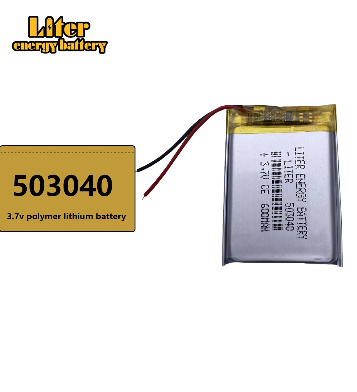 3.7 V batteria ai polimeri di litio 503040 053040 MP3 Bluetooth audio FAI DA TE/Giocattoli 600 MAH