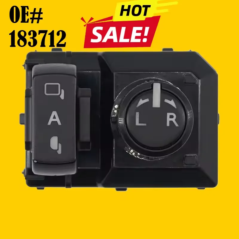 1 PCS  183712 Car Accessories Master Adjust Knob Mirror Rearview Switch Button for Toyota Hilux 2015  2016 2017 2018 2019 2020