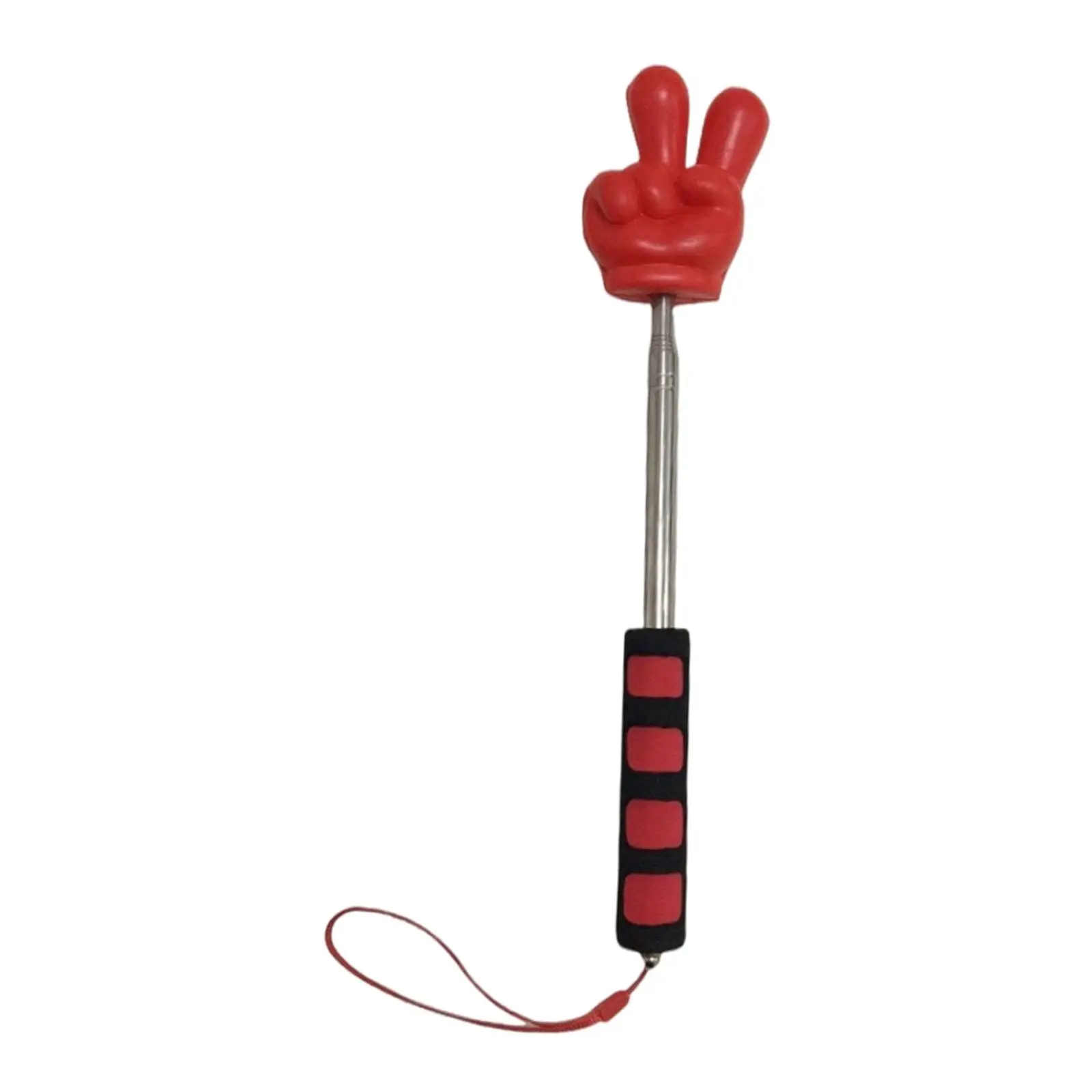 Handheld Teacher Pointer Telescopic Finger Design Extendable Retractable Stick Soft Grip Multipurpose for Whiteboard Classroom