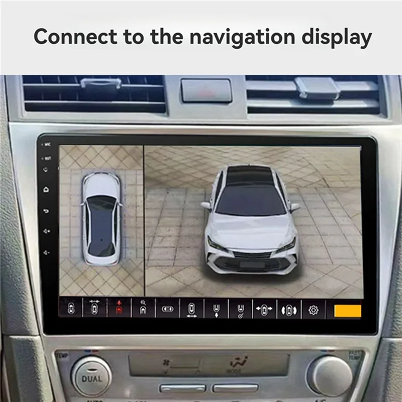 

Reliable-Car 360 Degree HD Surround View Camera Front+ Rear+Right+Left View Camera System Master Chip 8536+2053+1005
