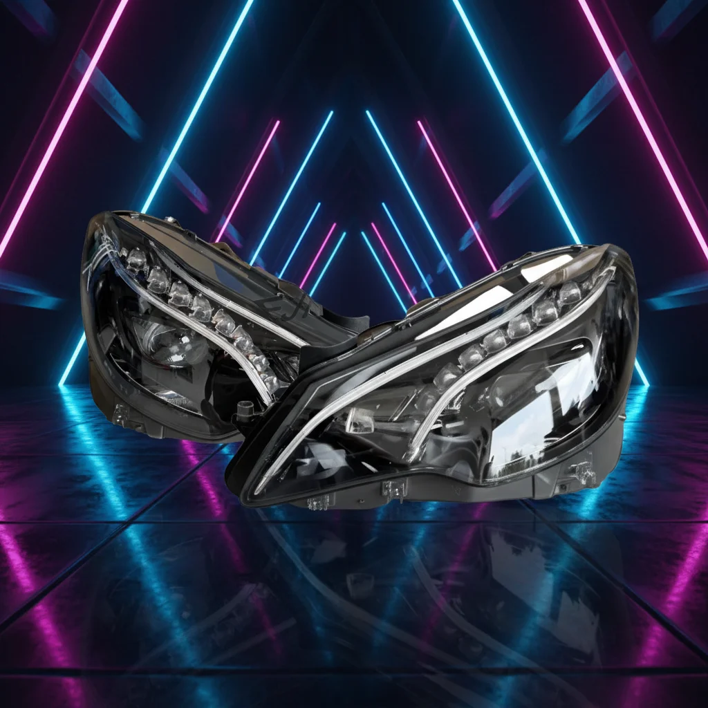 

New LED Headlights 6000K OEM For Mercedes-Benz E-Class W212 2014-2015 OE 2128202339 2128202439