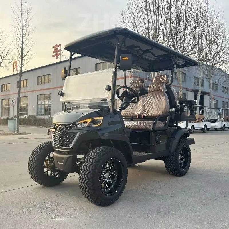 Design Street Legal Electric 4 Seater Golf Cart with 48v 72v Battery Accepts Customization