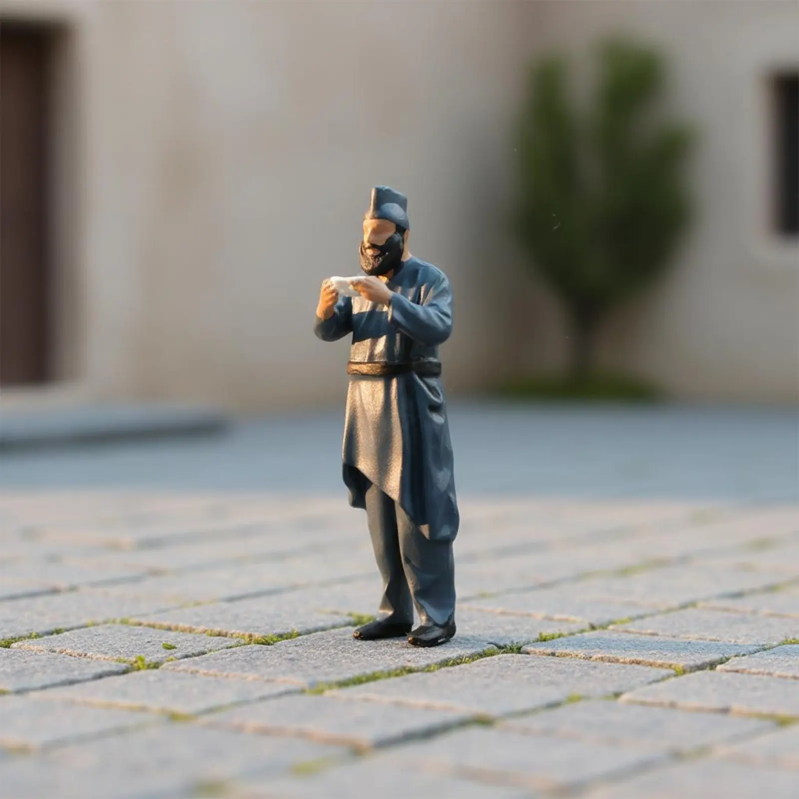 Three Kingdoms Character Model Detailed Craftsmanship 1:64 Scale Historical Figure Ancient Chinese Soldier Miniature for Display