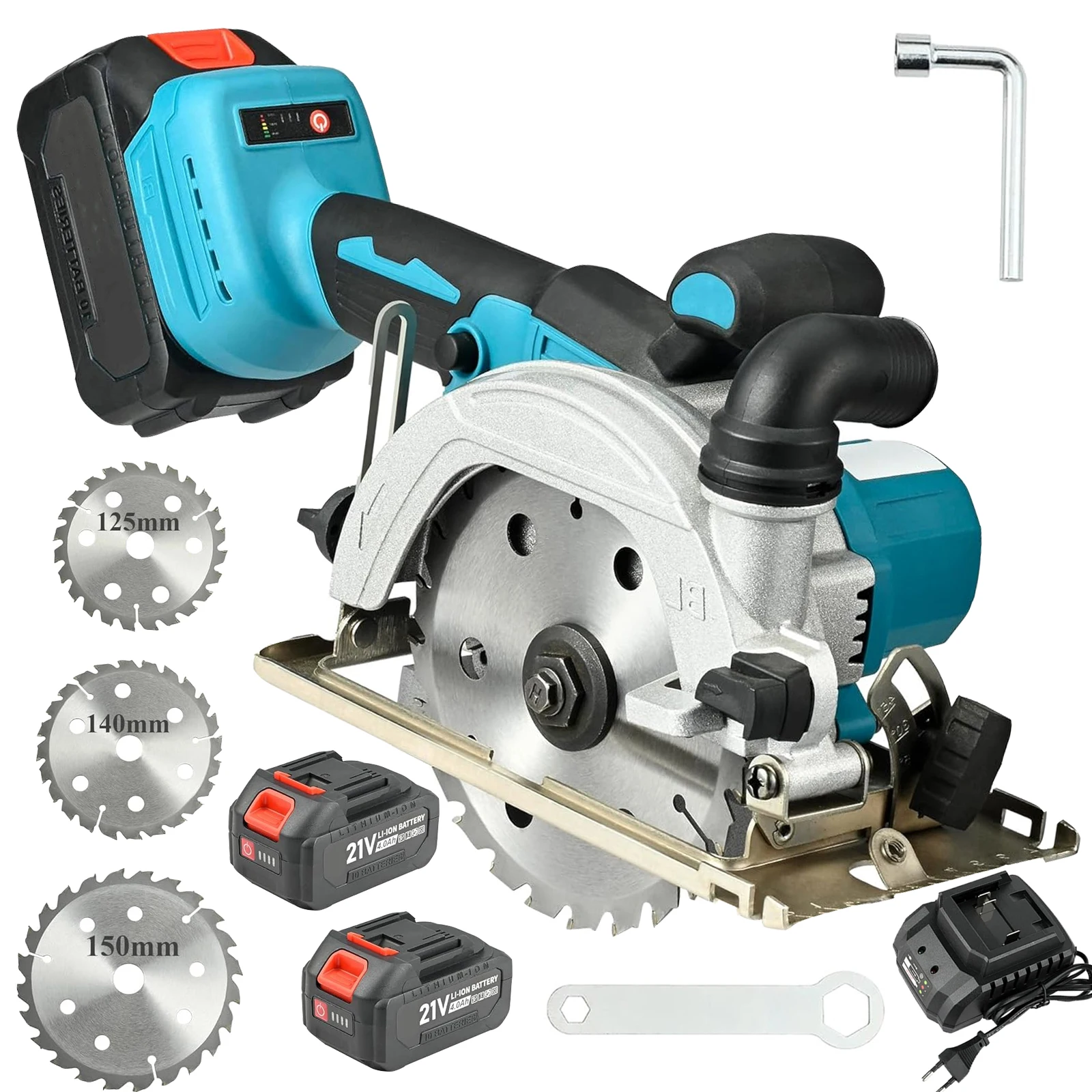 6-inch Brushless Circular Saw Cordless High Power Electric Woodworking Saw