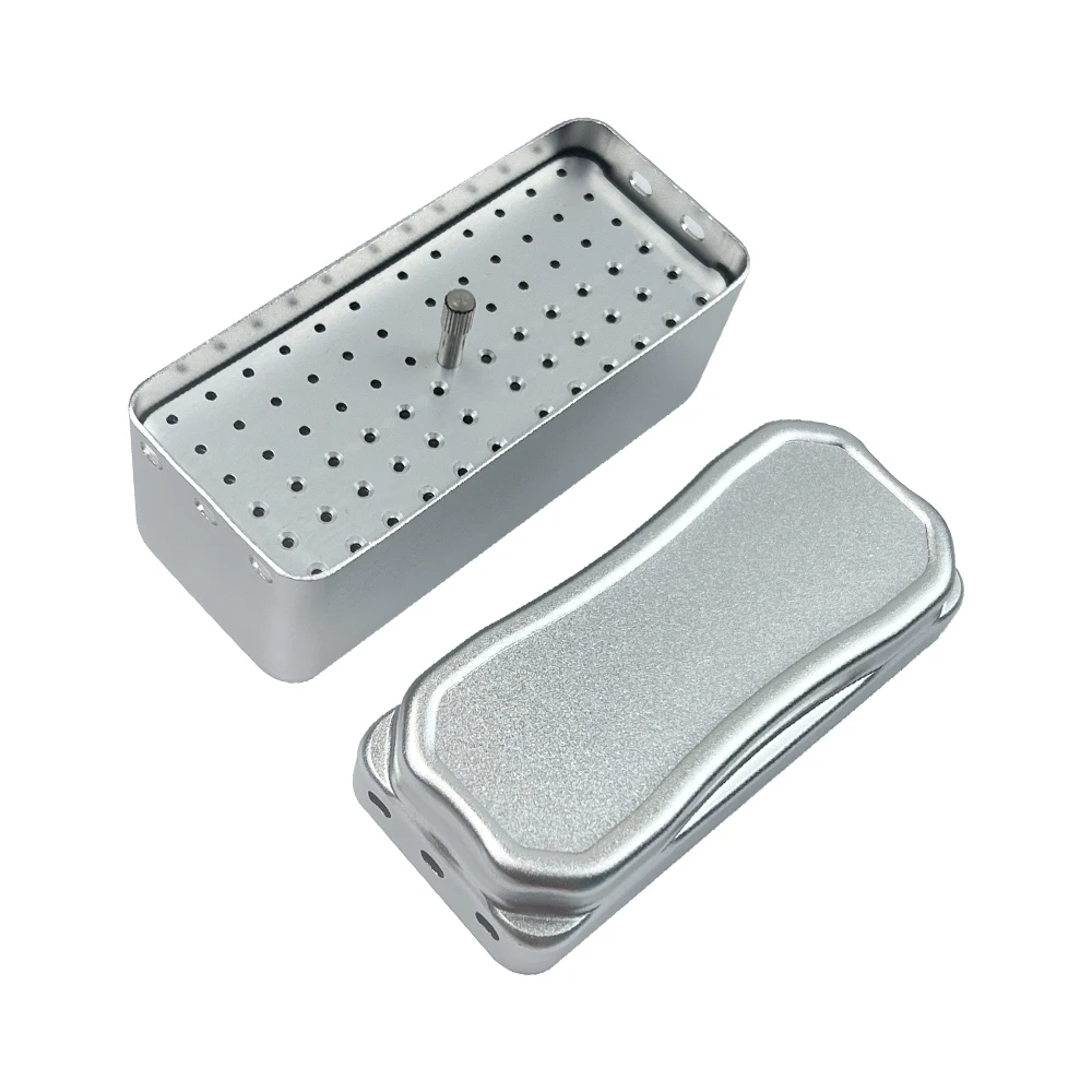 72 Holes Car Needle Disinfection Box Empty Core Soaking Box Root Canal File Storage Box High-temperature Resistant Disinfection